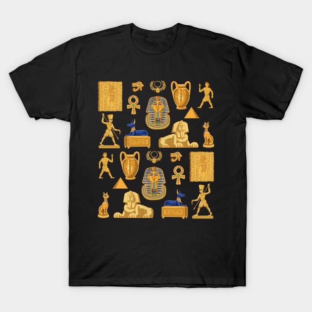 Egyptian Treasure T-Shirt by Mackaycartoons